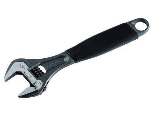 Bahco skiftnyckel, ergonomisk, 15,8 cm, Justerbar skiftnyckel