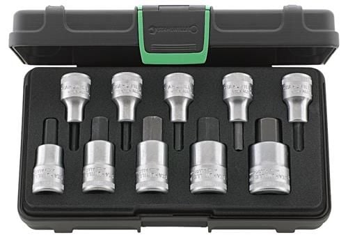 STAHLWILLE 96031508, Støpselsett, 10 hoder, 230 mm, 130 mm, 1,52 kg