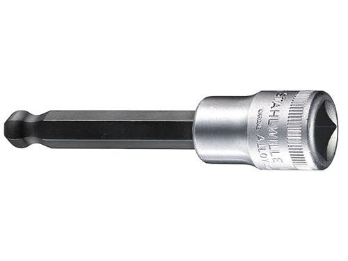 STAHLWILLE 54 KK 7, Støpselsett, 1/2", Metrisk, 5 hoder, 7 mm, Kromfarget