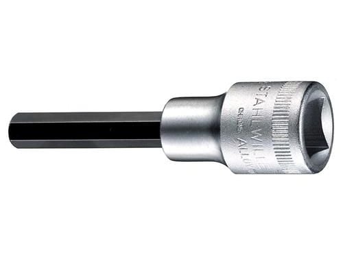 STAHLWILLE 3054/6, Støpselsett, 1/2", Metrisk, 5 hoder, 6 mm, Kromfarget