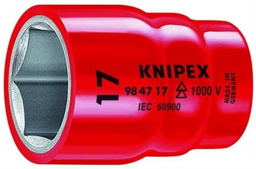 Knipex 98 47 16, Enkel enhet, Støpseladapter, Kromvanadiumstål, 16 mm, 1 stykker