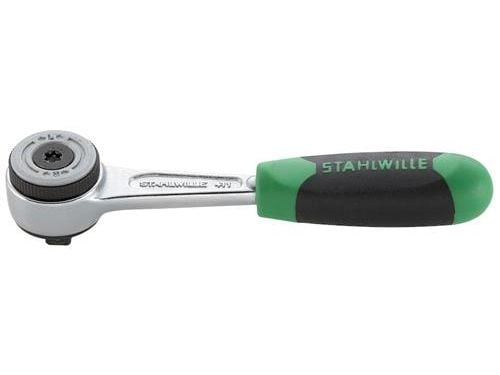 Stahlwille 411-2K 11231011 Vendbar skralde 1/4 (6,3 mm) 118 mm