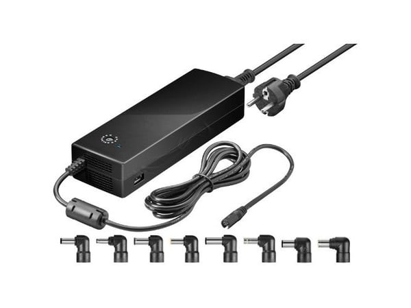 Goobay 55004, Laptop, Innendørs, 100 - 240 V, 60 Hz, 134,5 W, 12, 14, 15, 16, 18, 18.5, 19, 19.5, 20, 22, 24 V