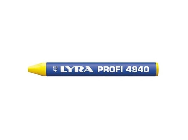 Öljykynä 4940 keltainen 9,5x90mm kpl á 12kpl