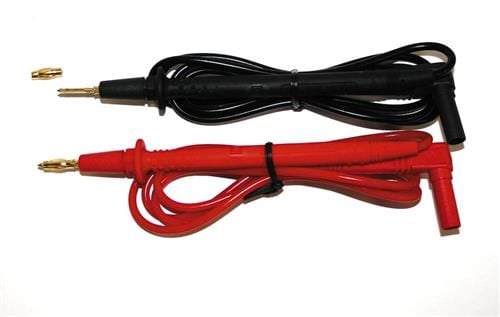 ELMA INSTRUMENTS Prøveledningssæt PVC m. ø2/4mm spids &amp; vinkelstik