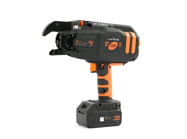 Tjep bindmaskin ultra grip 40 - m/2 Li-ion 18V-batterier, laddare & 2 rullar plasttråd i plastkoffert