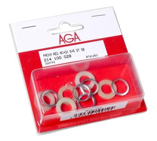 Flänspackning AC/OX nylon/alu 2x5 st