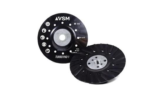 Bagskive Turbopad 1 Ø125-M14 ventileret