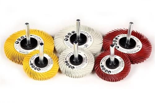 Radialbørste SB Bristle 75x6mm K120 hvid