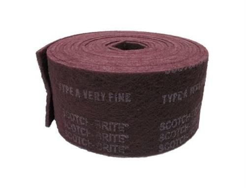 3MTM Scotch-BriteTM CF-RL, A VFN, 100 mm x 10.000 mm, Rød, 4 rl/krt