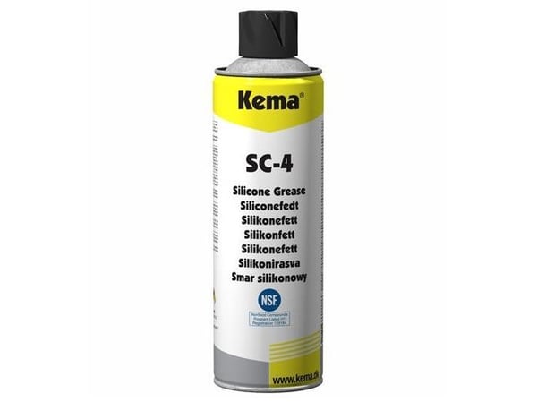 KEMA Siliconespray SC-4 500ml spraytilsmøring af kunststoflejerlister, remme multistik m.v