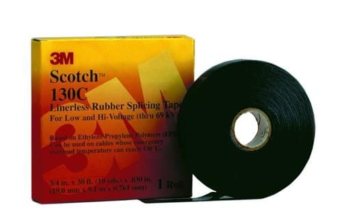 3M 80610833404, 1 styck, Svart, 750 V, 9,1 m, 19 mm, 0,76 mm