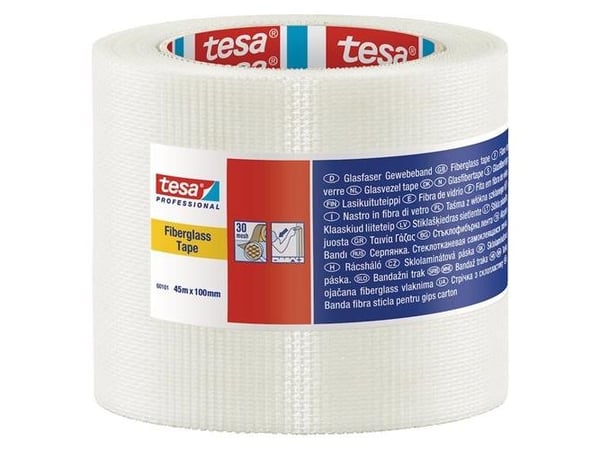 Glasfibertejp 100 mm x 45 m