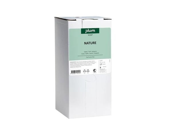 Cremesæbe Plum Nature 1.4ltr Svanemærket uden Farve/Parfume til CombiPlum Disp.,1,4 ltr/bk