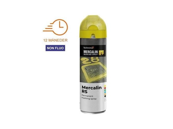 MERCALIN varumärke spray RS 500 ml. GUL - 1859108