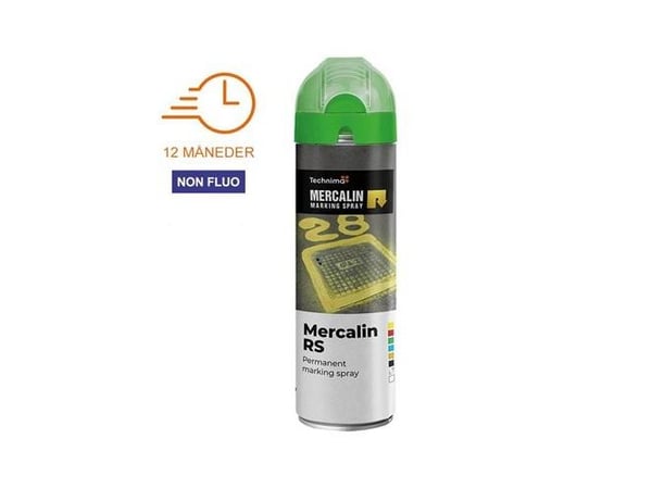 MERCALIN mærkespray RS 500 ml. GRØN - 1859110