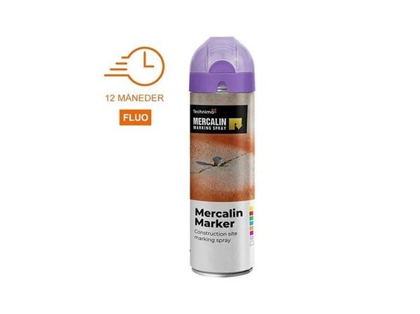 Mercalin® Marker FL mærkespray, fluorescerende violet