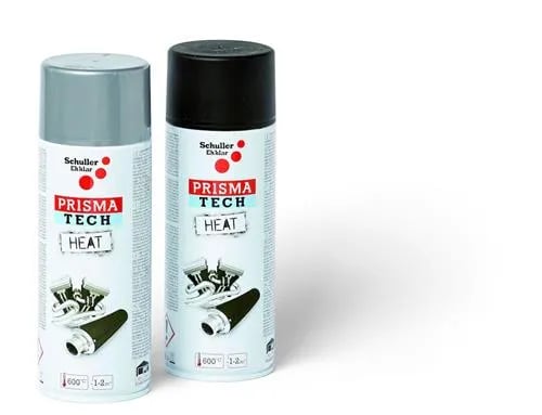 Sprayfärg Prisma svart värmetålig