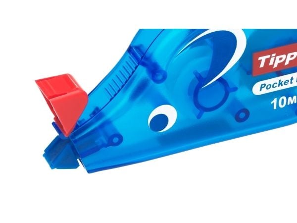 Tipp-Ex Pocket Mouse - Retterulle - 4.2 mm x 10 m - transparent blå