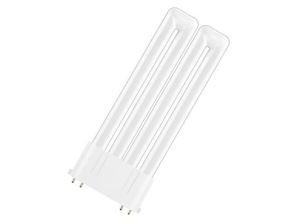 OSRAM DULUX - LED-glödlampa - form: dubbel biax - glaserad finish - 2G10 - 20 W (motsvarande 36 W) - klass E - svalt vitt ljus - 4000 K