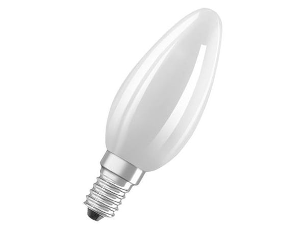 OSRAM PARATHOM - LED-lyspære - mattslipt finish - E14 - 5.5 W (ekvivalent 60 W) - klasse D - varmt hvitt lys - 2700 K