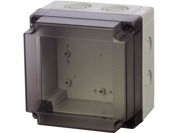 Fibox PCM 125/125 T 6016910 Universalkabinetti 130 x 130 x 125 Polykarbonaatti Gråhvid (RAL 7035) 1 kpl