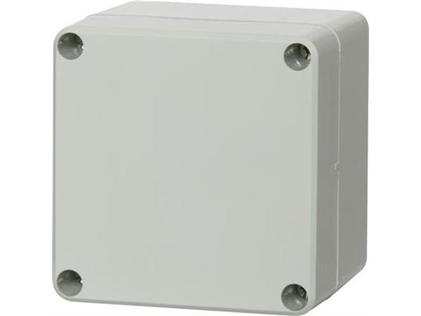 FIBOX Montageboks Polycarbonat 80 x 82 x 65 mm med gråt dæksel IP 66 og IP 67 Euronord series