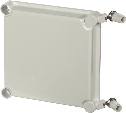Fibox EKH 30-G-2FSH Kotelon kansi Kansi Harmaa (L x S x K) 190 x 190 x 30 mm Polykarbonaatti Harmaanvalkoinen (RAL 7035) 1 kpl 1 kpl