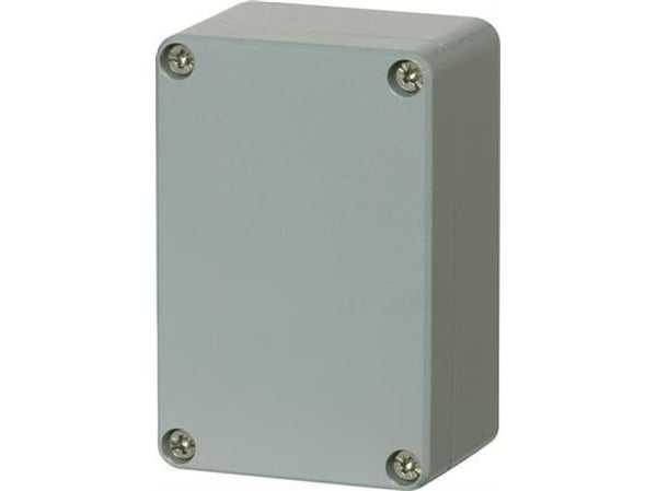 FIBOX Montageboks Korrosionsstanding Aluminium 66x100x46 mm Grå RAL7001 IP 66 og IP 67 Tom