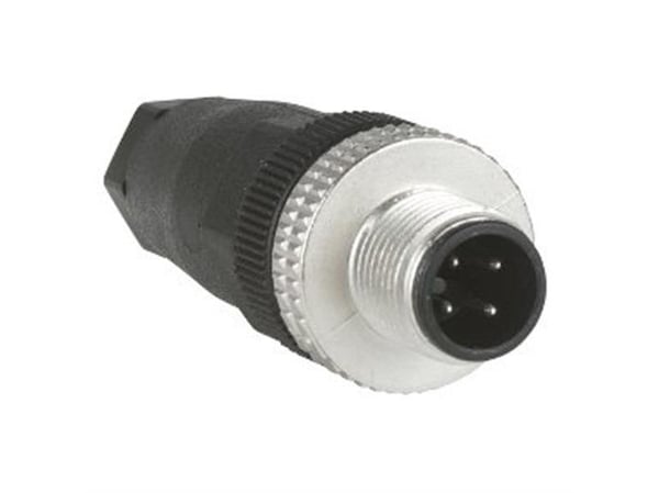 Liitin M12 4P suora uros