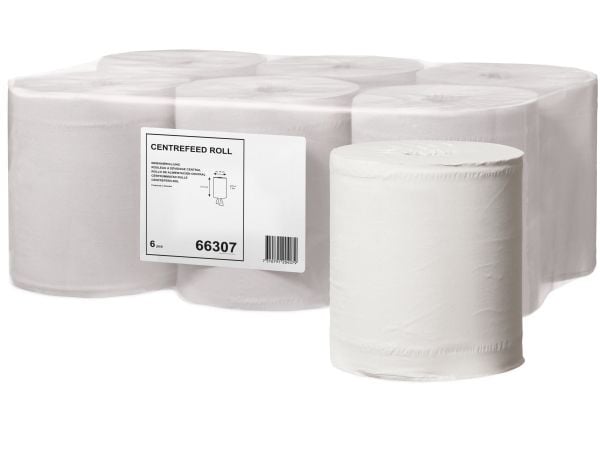 Aftøringsrulle, Tork, M2, standard 1 lag, hvid 215mm x 275.00m, kasse a 6 ruller