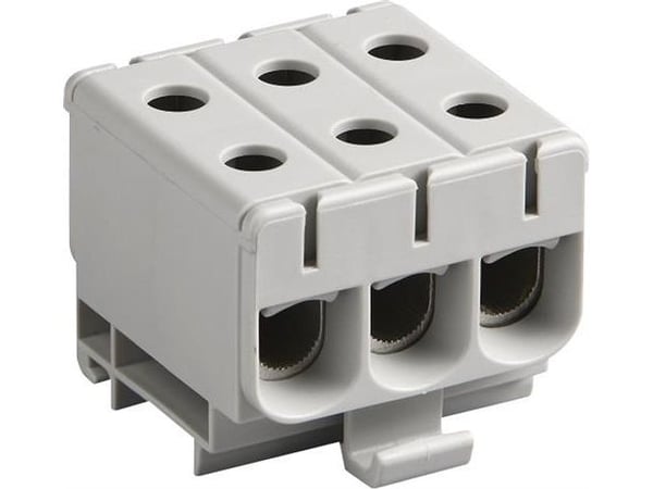 ENSTO Läpivientiliitin 6-50mm² Cu/Al ruuviliitin HARMAA 3POL
