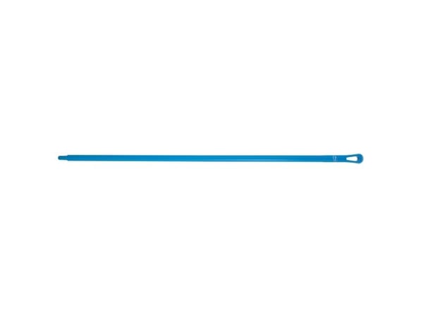 Skaft Ultra hygiejnisk Ø34x1500 mm med Gevind PP Blå,1 stk