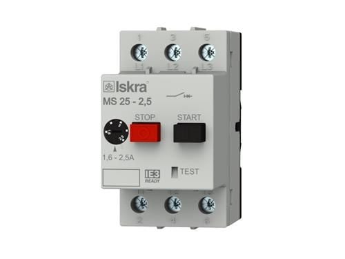 Iskra manuell motorskydd 6,3 - 10A