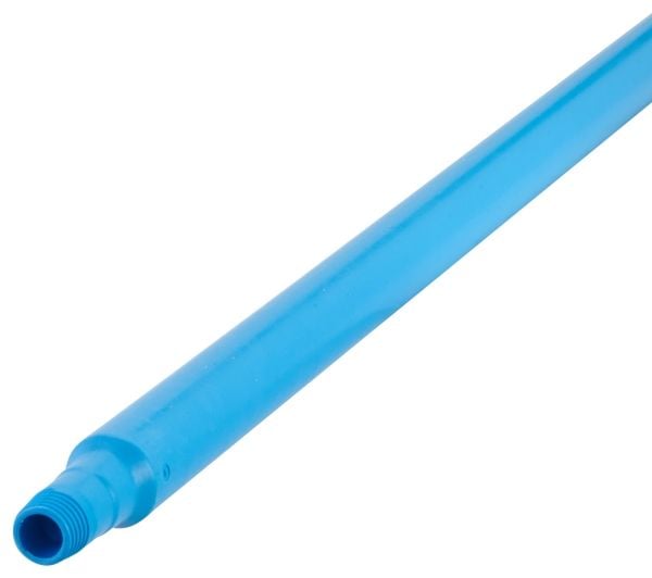 Skaft Ultra hygiejnisk Ø34x1500 mm med Gevind PP Blå,stk