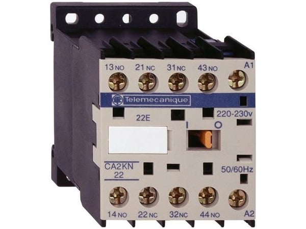 Schneider Electric TeSys K control relay, Musta, Valkoinen, 230 V, 50 - 60 Hz, 45 x 57 x 58 mm, -25 - 50 °C