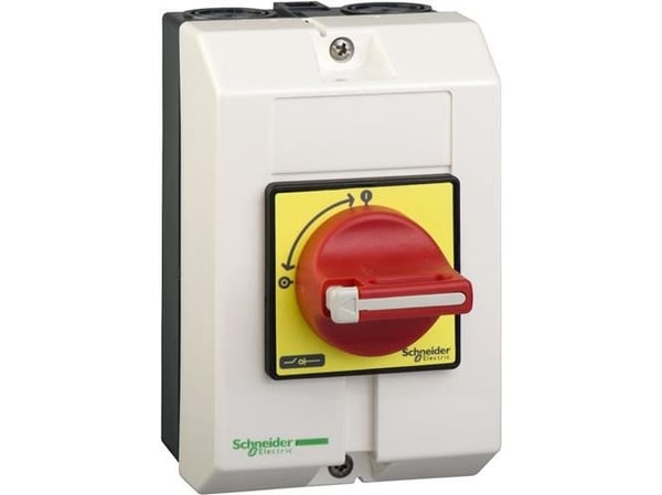 Schneider Electric VCF02GE, Kiertokytkin, 3P, Valkoinen, Punainen, IP65, 10 A, 90 mm