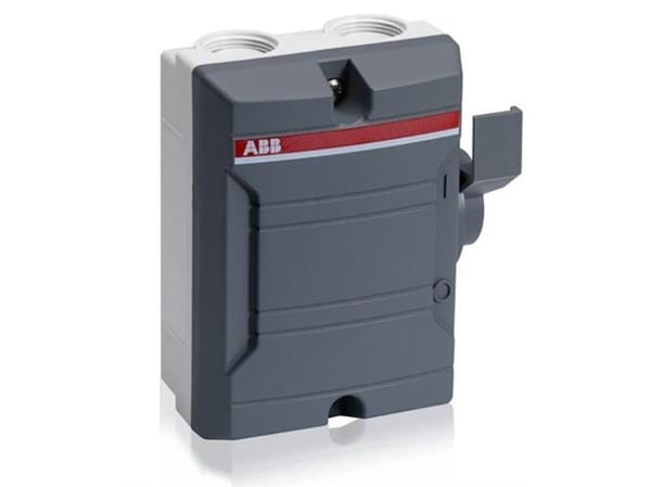 ABB BWS316FTPN, Kabel, 3P, Plast, Grå, 111 mm, 60 mm