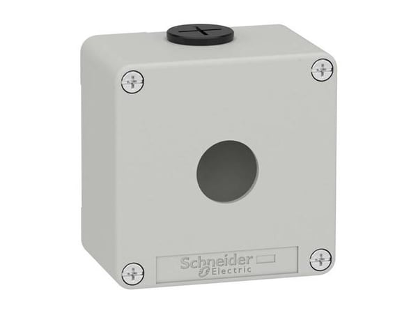 Schneider Electric Harmony XAP tom styrkassett grå 1 hål XAPD1201