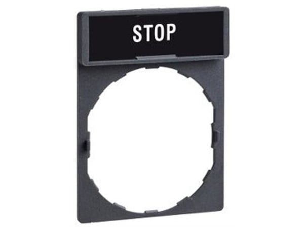 Skilt stop ZBY2304 rød