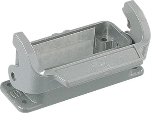 HARTING HAN A instick/holster, typ 10A metall, ytmontering med låsbygel