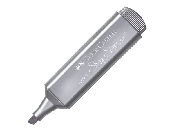 Faber-Castell TEXTLINER 46 Metallic - Markeringspenn - shiny silver - vannbasert blekk - 1-2-5 mm