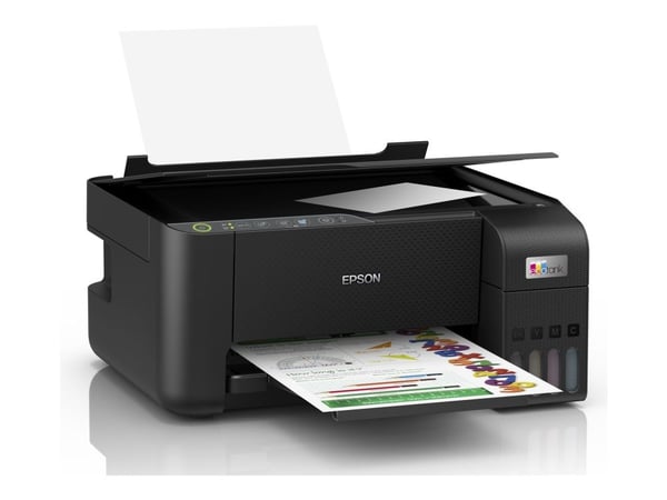 Epson EcoTank ET-2862 - Multifunksjonsskriver - farge - ink-jet - ITS - A4 (medie) - opp til 10 spm (trykking) - 100 ark - Wi-Fi, USB - svart