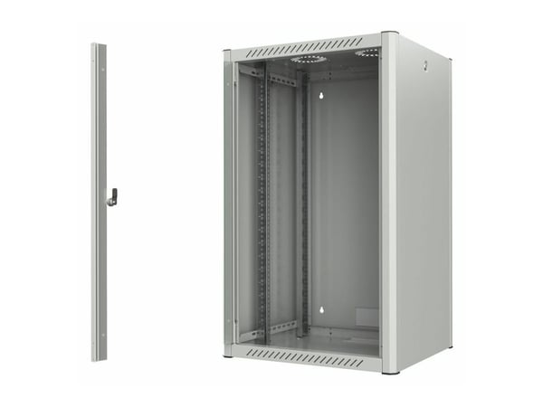 Lanview by Logon - Rack skåp - 60 x 56, pro - väggmontering - vit, RAL 7035 - 20U - 19"