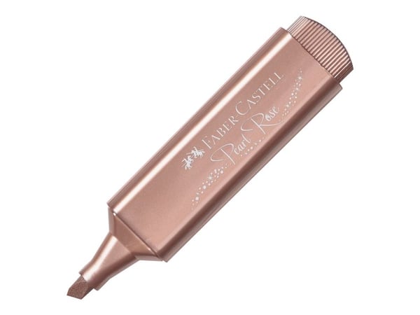 Faber-Castell TEXTLINER 46 Metallic - Markeringspenn - pearl rose - vannbasert blekk - 1-2-5 mm