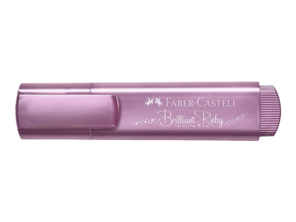 Faber-Castell TEXTLINER 46 Metallic - Markeringspenn - brilliant ruby - vannbasert blekk - 1-2-5 mm