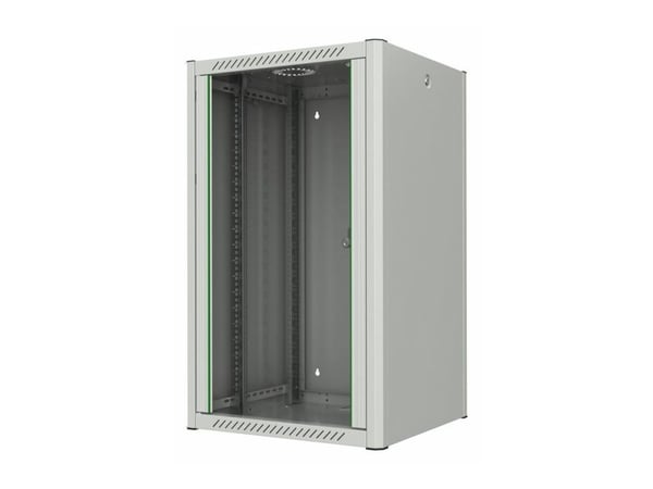 Lanview by Logon - Rack skap - 60 x 56, pro - veggmonterbar - hvit, RAL 7035 - 20U - 19"