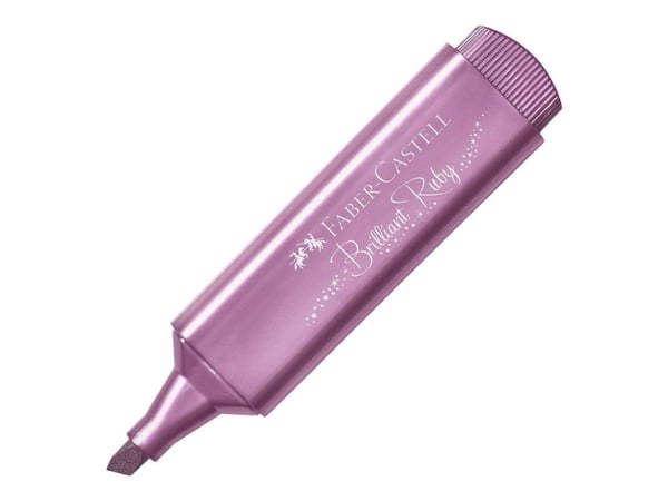 Faber-Castell TEXTLINER 46 Metallic - Markeringspenn - brilliant ruby - vannbasert blekk - 1-2-5 mm
