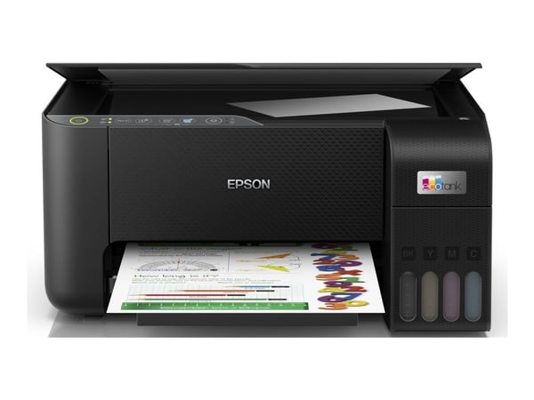 Epson EcoTank ET-2862, bläckstråle, färgutskrift, 5760 x 1440 dpi, A4, direktutskrift, svart