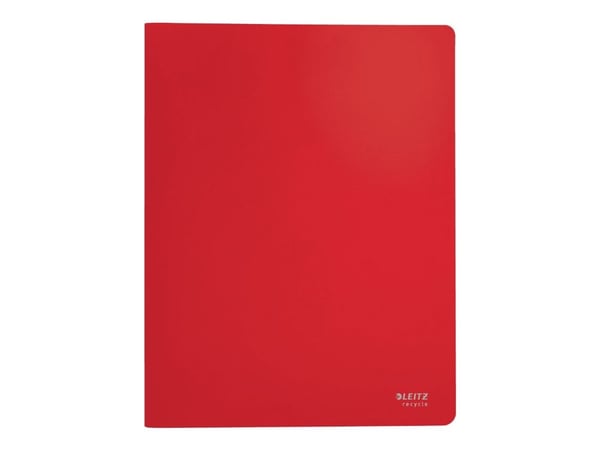 Leitz Recycle - Displaybok - 20 rom - 40 visninger - bokryggbredde: 16 mm - for A4 (210 x 297 mm) - kapasitet: 40 ark - rød